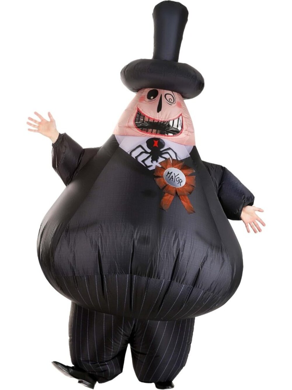 Adult Inflatable Costume for Halloween Party - Tim Burton Inspired Mayor Outfit